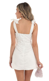 Dress in White Satin